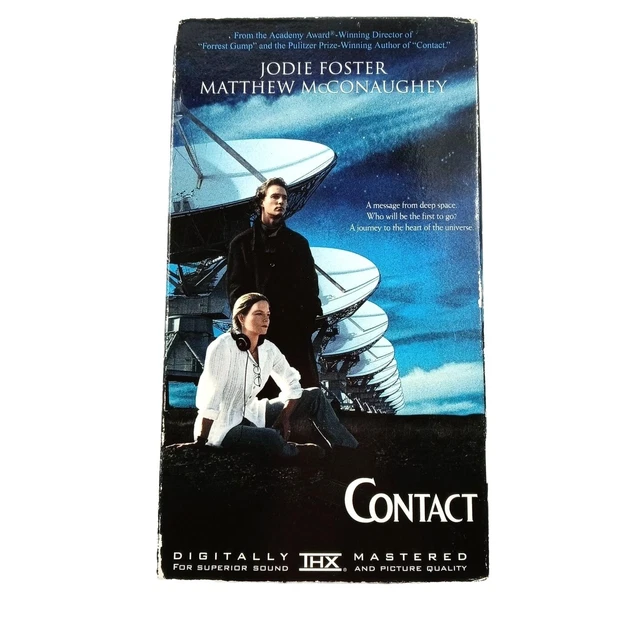CONTACT VHS MOVIE Jodie Foster Matthew McConaughey 6.00 PicClick