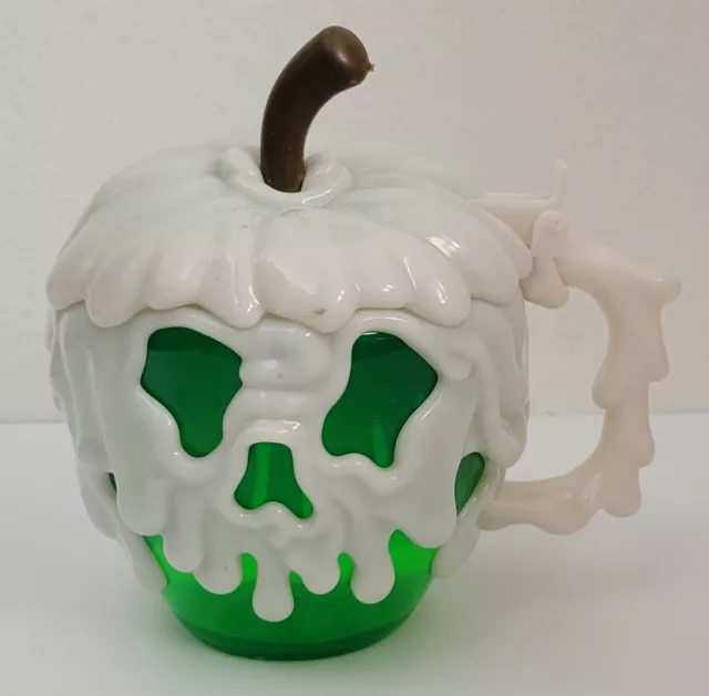 Disney Parks Snow White Evil Queen Green Poison Apple Stein Mug Cup Halloween