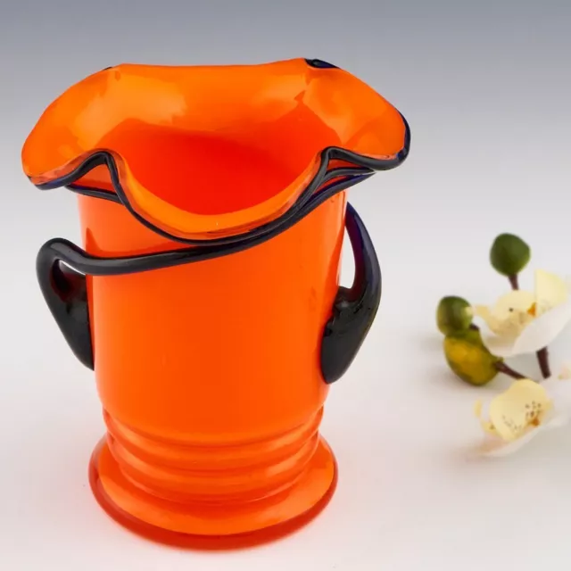 Kralik Orange Tango Vase c1935