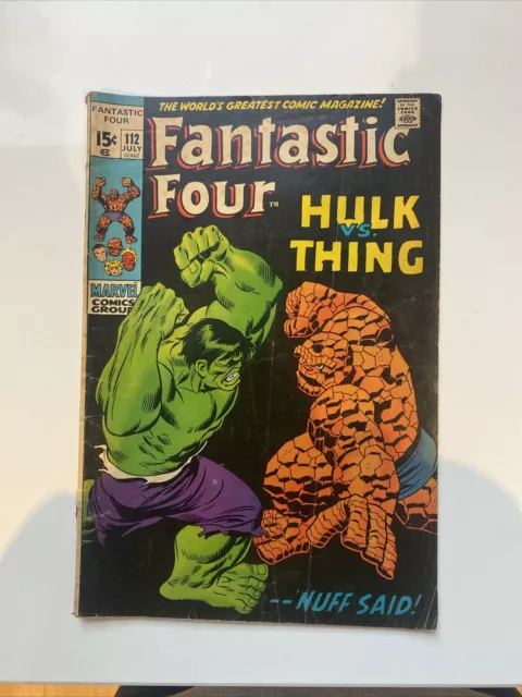 Fantastic Four Issue #112 Marvel Comics