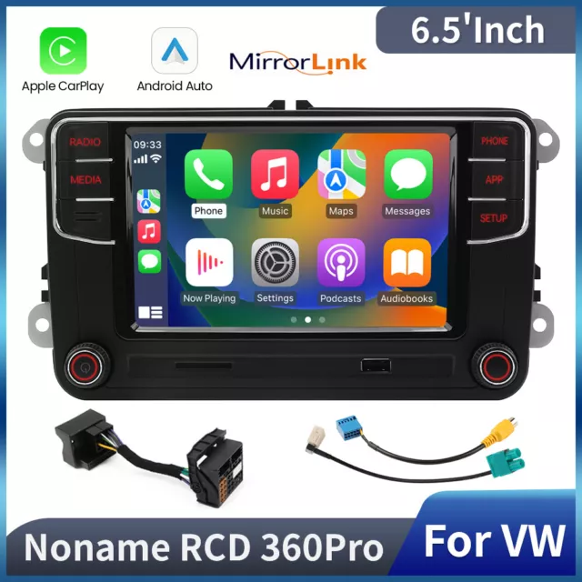 NONAME RCD330 RCD360 PRO 187B Android Auto Carplay Autoradio Für VW Tiguan Golf