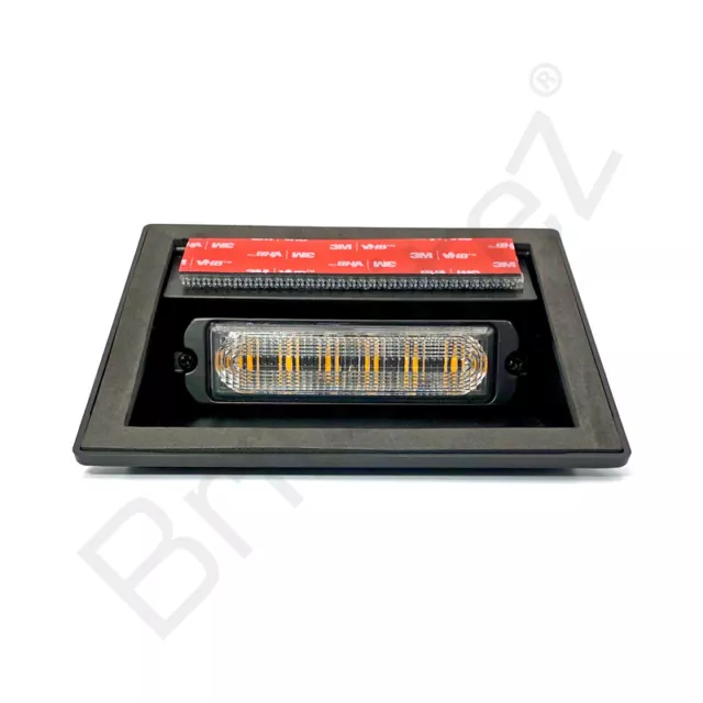 LED Armaturenbrett Licht Fenster Armaturenbrett Pod - Blinkende Warnung Strobe Beacon Leuchtbalken 12/24V