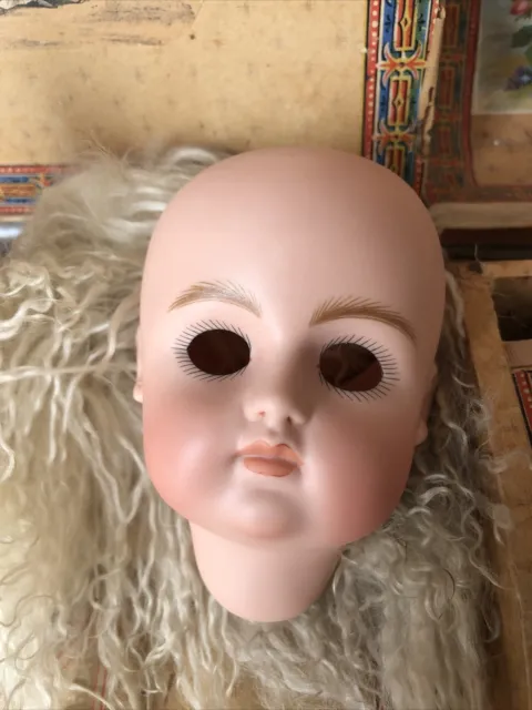 Antique Style Vintage Reproduction  French P10G Bebe Doll Head 1997….Needs Eyes