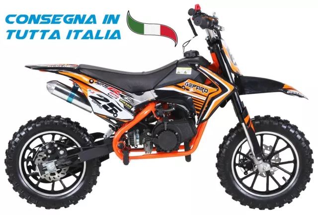 Mini Cross 50cc GEPARD TUNING 10" Easy Start Frizione Sport *CHIAMA x SCONTO