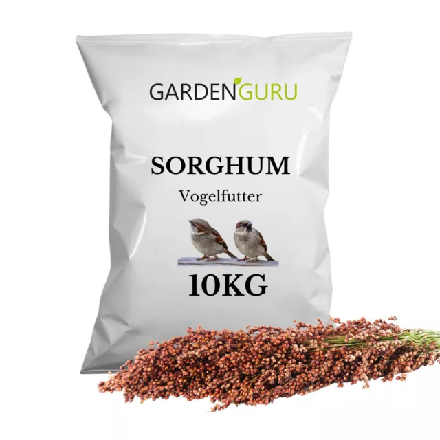 Sorghum Hirse Vogelfutter 10 kg Ergänzung Wildvögel WellensittichKanarien