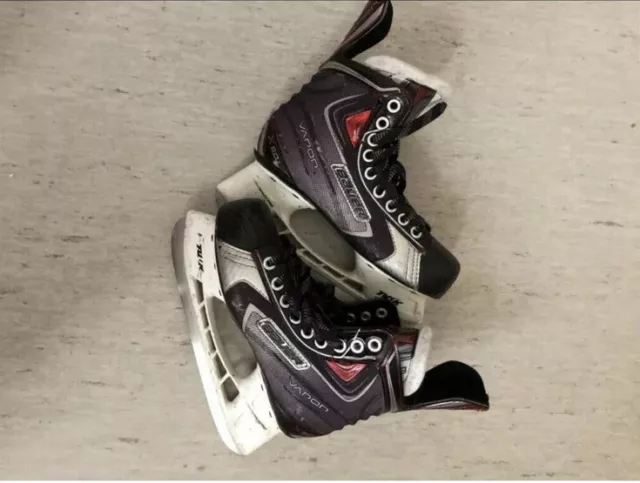 Schlittschuhe Vapor X50 BAUER Eishockey Schlittschuhe Schwarz Größe 36,5