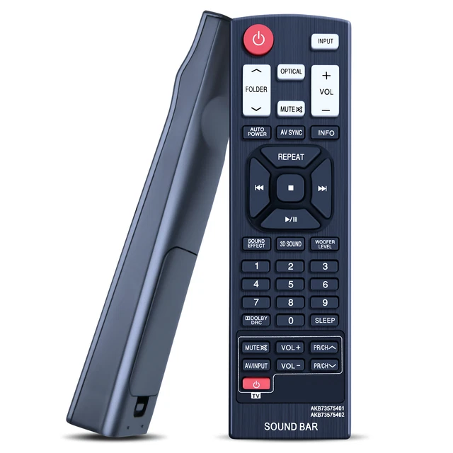 thumbnail image 2 of Replacement Remote For LG Sound Bars – Fits NB2420A, NB2520A, NB3530A, And More (AKB73575402) 2 of 6