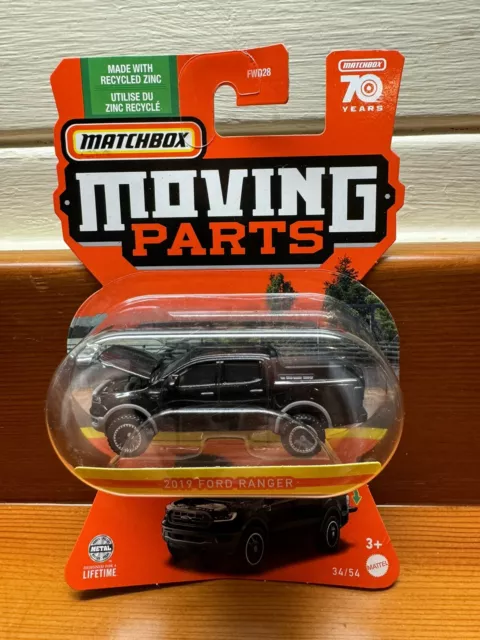 2023 Matchbox Moving Parts 2019 Ford Ranger Black 