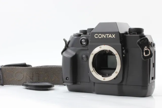 Read! ALL WORKS [Near MINT w/ strap] Contax AX SLR 35mm Film Camera From JAPAN