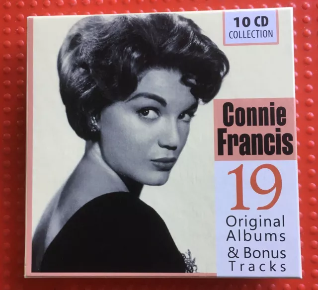 Connie Francis - 19 original Albums & Bonus Tracks  - 10 CD Collection