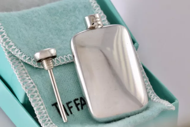Tiffany & Co. Silver Vintage Small Rectangle Perfume Bottle