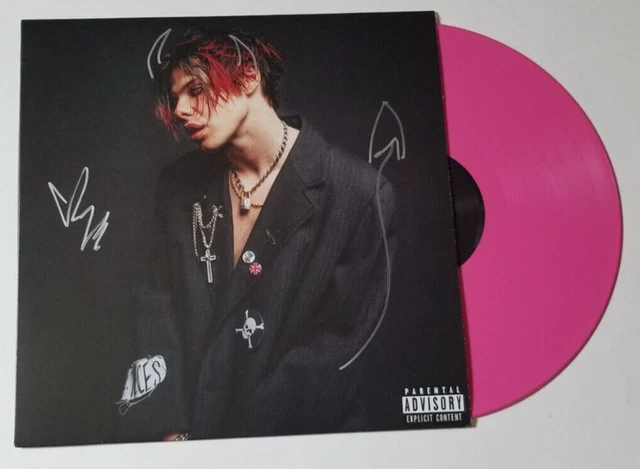 Yungblud REAL SIGNED Self Titled Vinyl Record #2 Pink Color JSA COA + artwork
