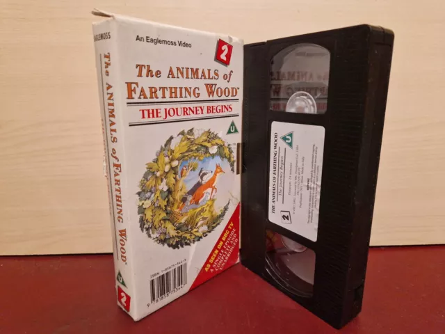 The Animals of Farthing Wood #2 The Journey Begins - PAL VHS Video Tape (A138)