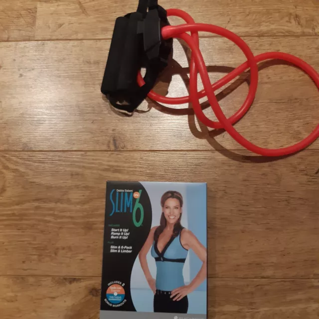 NEW Beachbody Debbie Siebers Slim~in~6 Workout DVDs with Resistance Band