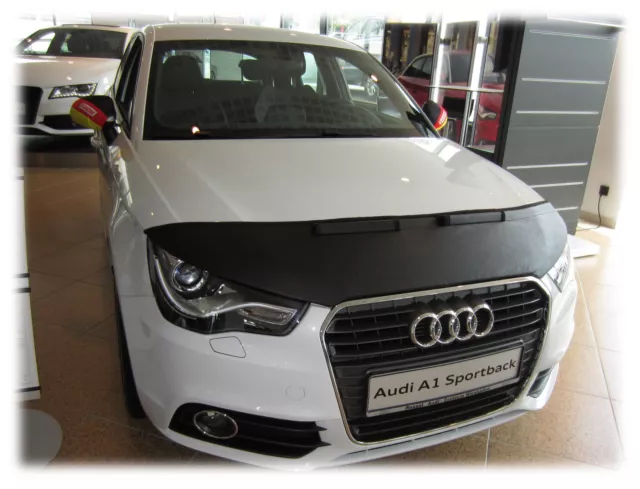 Sujetador de coche para Audi A1 año 2010 - 2018 sujetador protección contra impactos de piedras capó máscara de coche 3