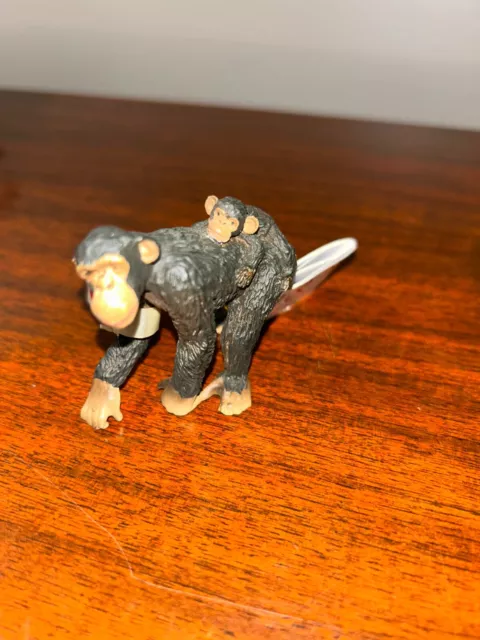 Papo Chimpanzee And Baby Animal Figure NEW With Tags