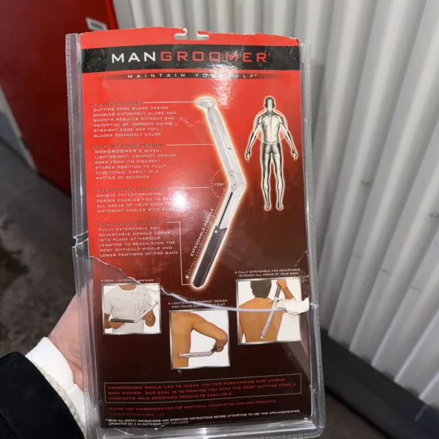 MANGROOMER Do-It-Yourself Electric Back Hair Shaver