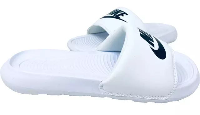 Nike Women's Victori One Slide Sandals White/Black #CN9677100 Size:9 107N