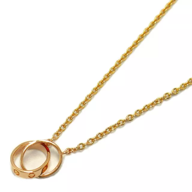 CARTIER Baby Love Necklace Colgante de mujer usado en oro rosa de 18 quilates