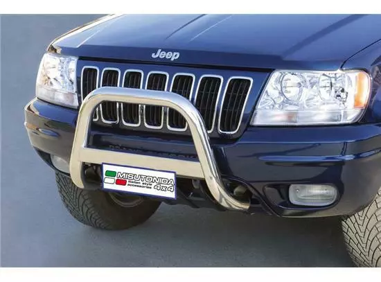 BULL BAR JEEP Gran Cherokee TD/4.7 99/05 MEDIUM BAR Ã 63 INOX