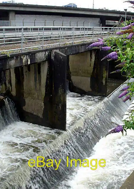 Photo 6x4 Weir on River Frome Bristol This weir is just below the M32 goi c2007