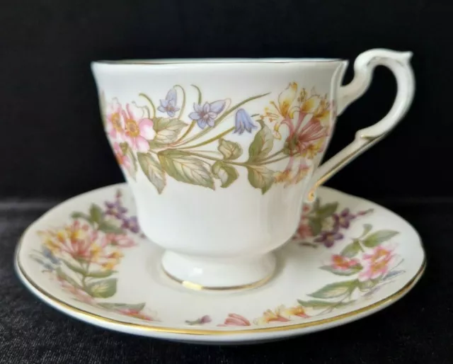 Dainty Paragon Bone China Tea Cup & Saucer "Country Lane"