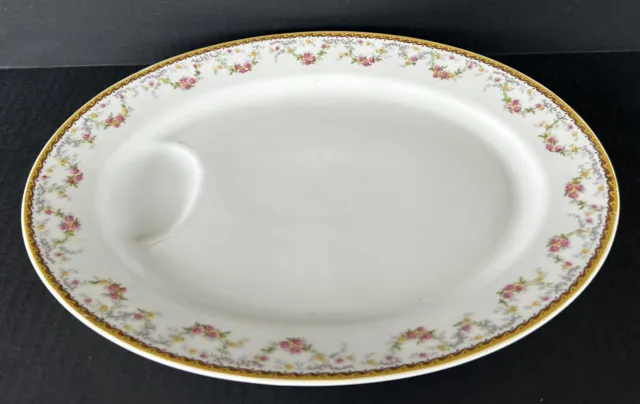 Theodore Haviland Limoges Spa Large Oval Serving Platter 14” France Circa 1903