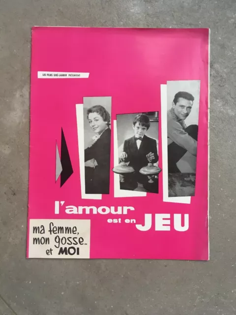 L'amour Est En Jeu - Annie Girardot - Marc Allegret - Dossier De Presse - 1957