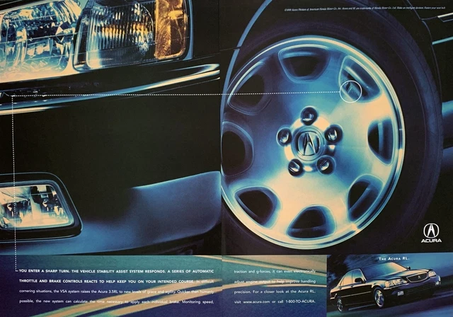 1999 ACURA RL Vehicle Stability Assist System Original PRINT AD