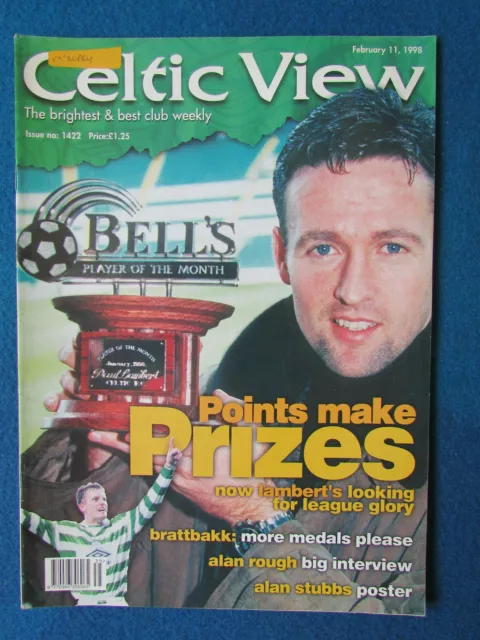 Celtic View Magazin - 11/2/98 - Nr. 1422 - Paul Lambert Cover