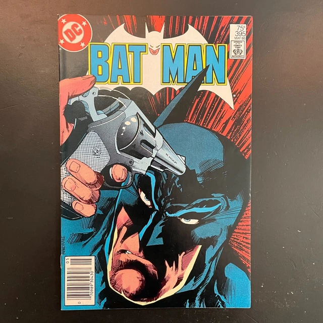 Batman 395 NEWSSTAND KEY 1st Film Freak DC 1986 Doug Moench Tom Mandrake Robin