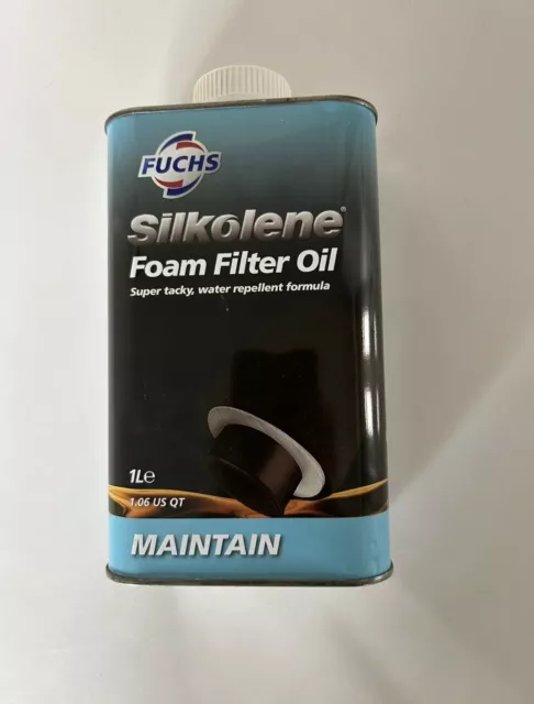 Silkolene Motorcycle/Bike MX/Motocross/Enduro Foam Air Filter Oil Fluid 1 Ltr