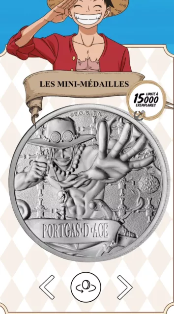 Mini Médailles ONE PIECE 2024 -  Monnaie de Paris ACE RARE NEUF