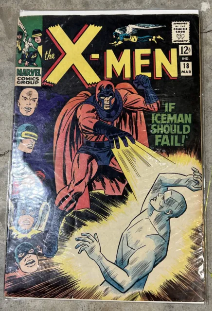 Uncanny X-Men #18 Magneto Returns Marvel 1966 (in Protective Backing)