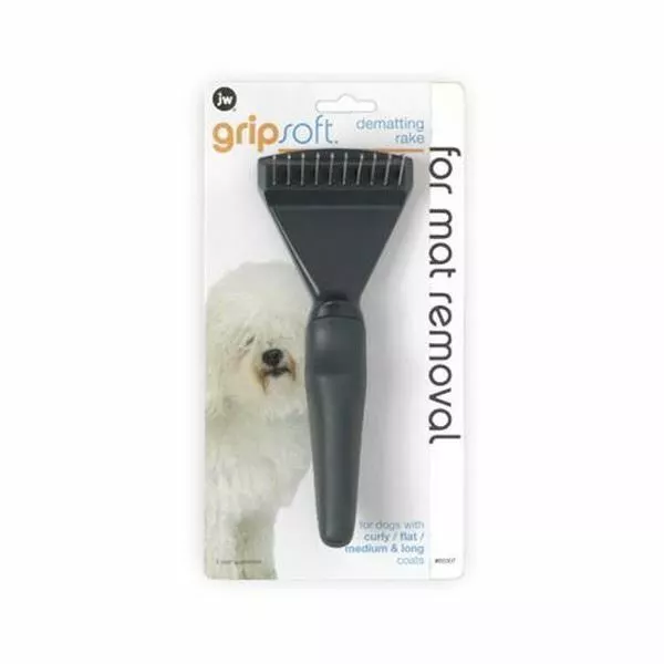 JW Animal Société Poignet Souple Dematting Râteau Chien Brosse Toilette Manteau