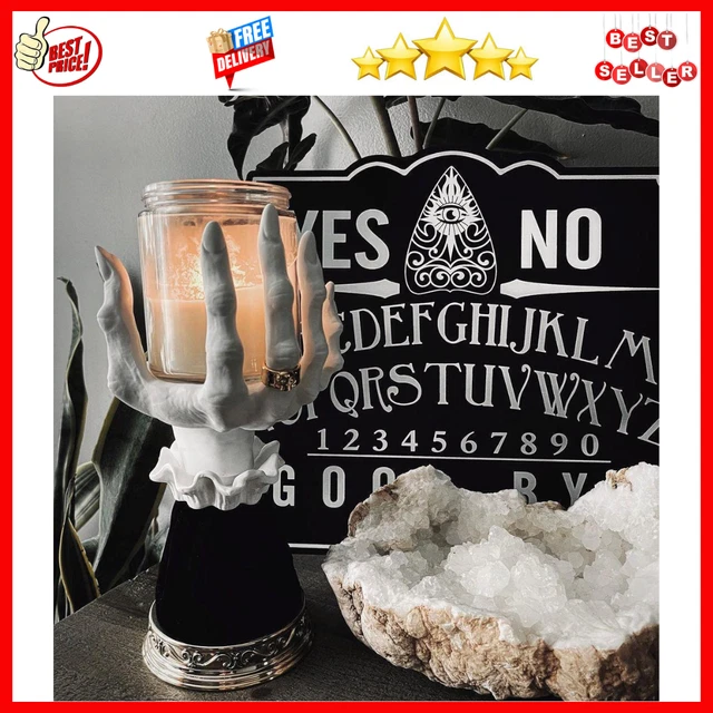 BATH & BODY Works Halloween Witch Hand Candlestick Holder Candle Resin