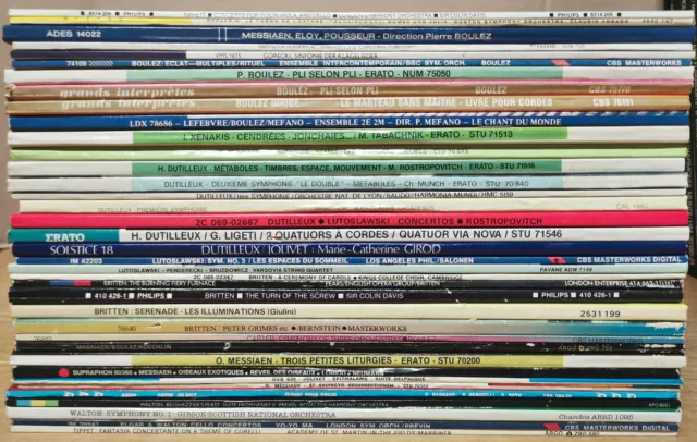 MUSIQUE CONTEMPORAINE - Lot / collection de 37 vinyles LP