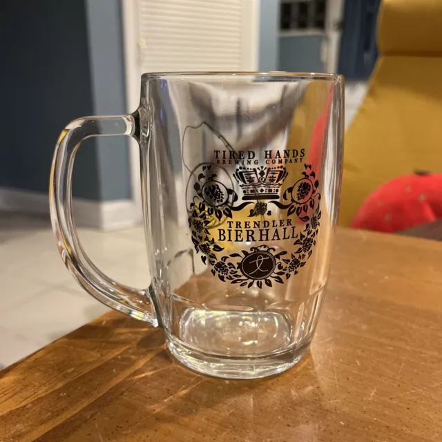 Tired Hands Brewing Co Ardmore Pa Beer Lager Glass Mug Stein Rastal