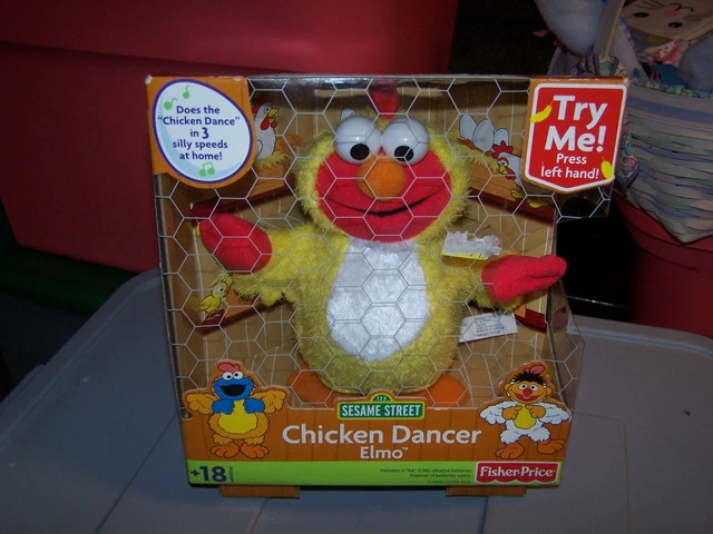 2003 Fisher Price Sesame Street Talking & Dancing Chicken Dancer Elmo Brand