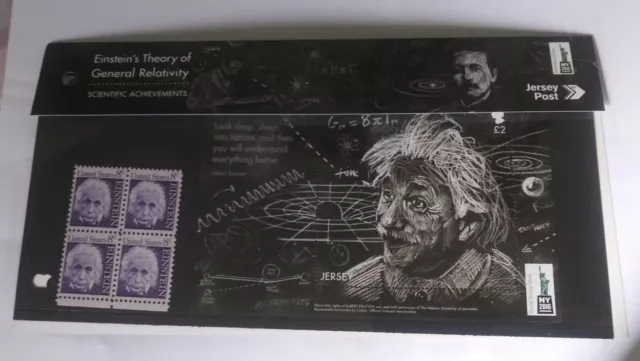 Jersey. Einstein NY Logo Special Pack. MNH .  sal's stamp store.
