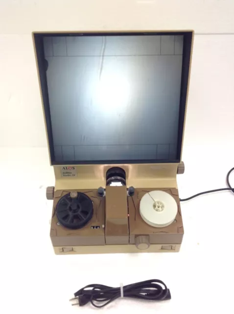 ALOS 22 ROLLFILM READER Film Motorized Viewer w/Power Cord WORKING FREE SHIPPING