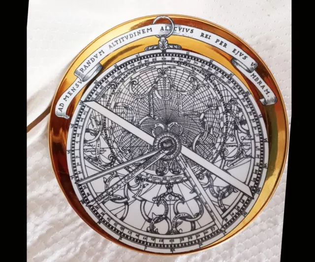 Rare find! FORNASETTI "ASTROLABIO" Arzberg Plate 1960s Hand MADE IN ITALY No. 1 Rare find! FORNASETTI "ASTROLABIO" Arzberg Plate 1960s Hand MADE IN ITALY No. 1