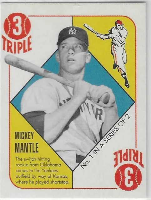 Mickey Mantle New York Yankees 2007 Topps Mini Baseball Card