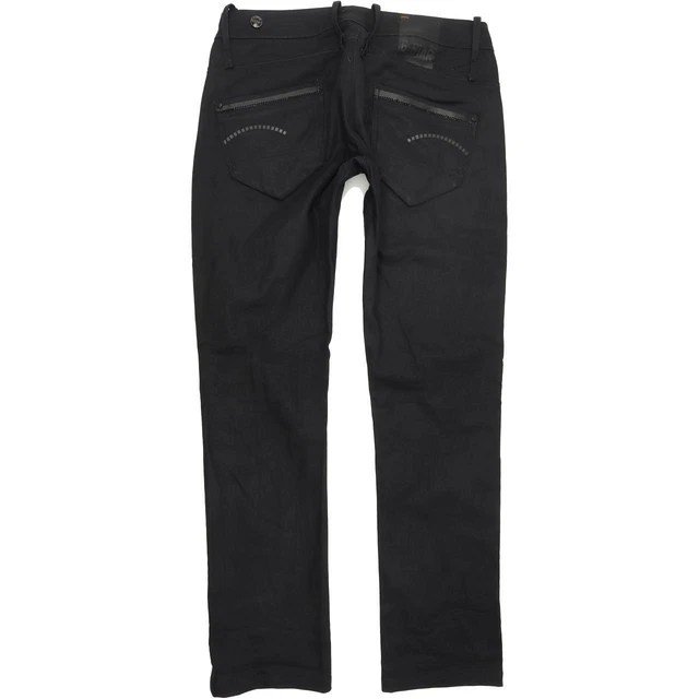 G-Star Brooke Jeans Donna Neri Dritti Regolari Stretch W31 L32 (71876)