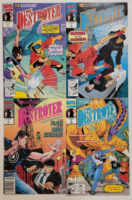 The Destroyer: The Adventures of Remo and Chiun Lot (4) #1-4 NM+ 1991 Simonson