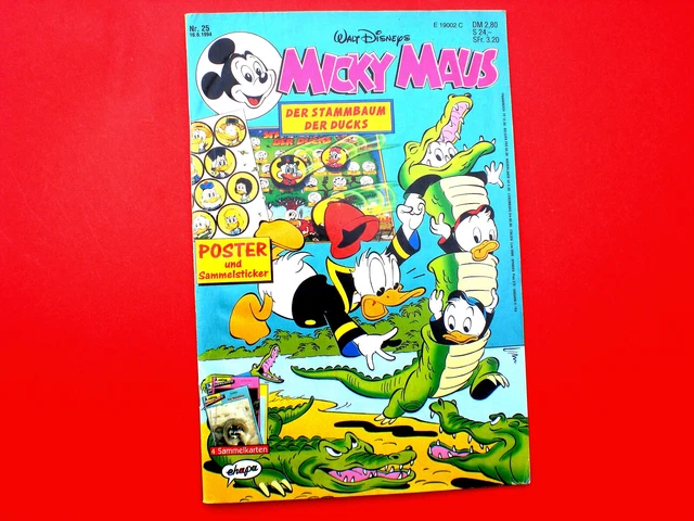 Comic MICKY MAUS  Heft 25 1994 mit Beilage