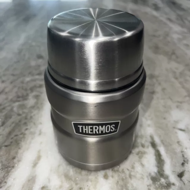 Thermos 16 oz Stainless King Vacuum Insulated Stainless Steel Food Jar Container