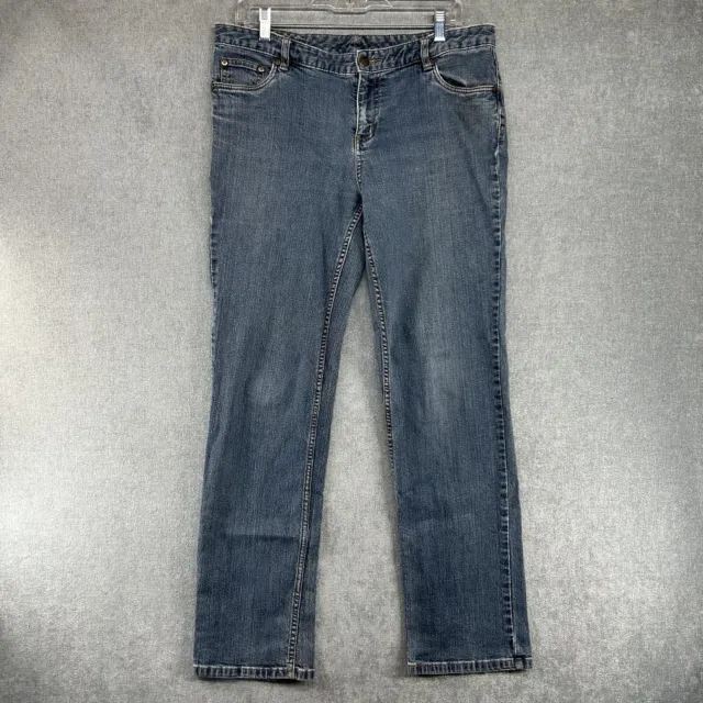 Woolrich Jeans Womens Size 10 Blue Mid Wash Denim Straight 32X30