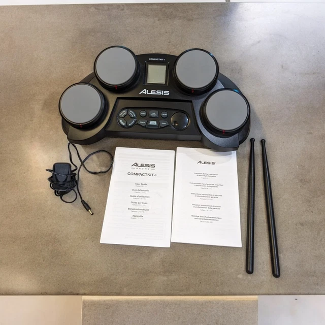 ALESIS COMPACTKIT 4 Portable Electronic Drum Kit Battery Powered