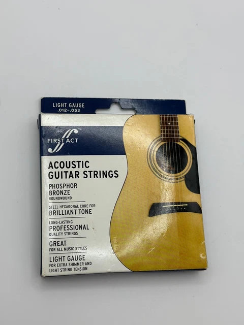 First Act Acoustic Guitar Strings Light Gauge .012 - .053 